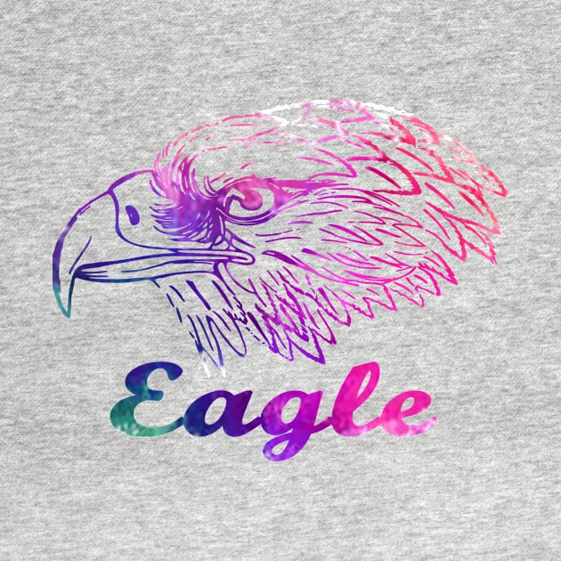 Watercolor Eagle by hudayadi